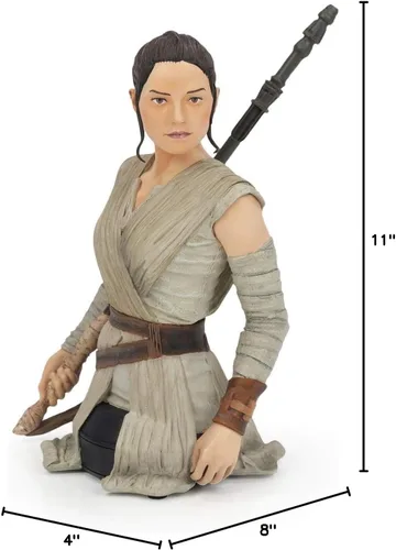 Vista 8 de Gentle Giant Estudios Star Wars: el despertar de la fuerza: Rey Mini busto de resina