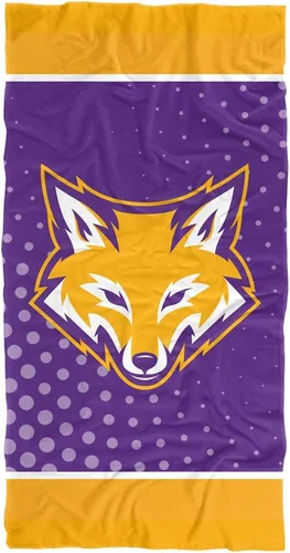 Vista 151 de LOGOVISION Manta Abilene Christian University, 30x60 Logo Dots CottonFront/PolyBackBeachTowel