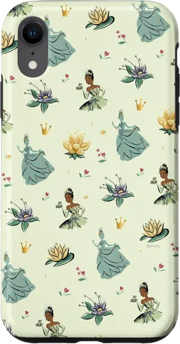 Vista 24 de iPhone 16 Disney Princess Tiana La Princesa y la Rana Print Case