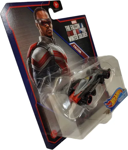 Vista 3 de Hot Wheels Carros de personajes Marvel Falcon Vehículo
