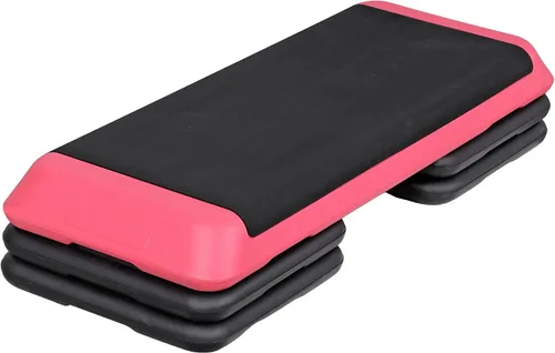 Vista 8 de ZenStyle Banco aeróbico ajustable de 43 pulgadas con elevadores de 4/6/8 pulgadas, superficie antideslizante para cardio, entrenamiento de fuerza