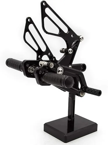 Vista 3 de CNC DAYTONA 675 - Juego de clavijas traseras ajustables para motocicleta, pedal de cambio de freno compatible con DAYTONA Street Triple 675 Negro
