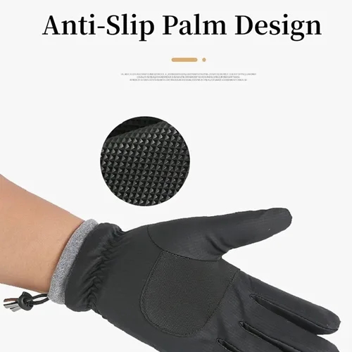 Vista 9 de ihuan Guantes de invierno 2023, impermeables, resistentes al viento, para hombres y mujeres, guantes cálidos para clima frío, dedos de pantalla