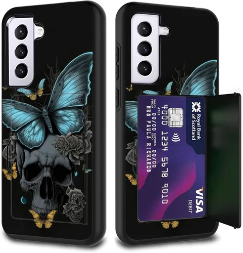 Vista 88 de Funda híbrida de doble capa con función atril para Samsung Galaxy A16 5G de 6.9 pulgadas, diseño de vaca con bandera estadounidense