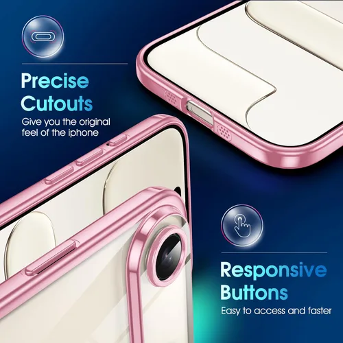 Vista 882 de Supdeal Funda cristalina transparente para iPhone 11, [No se amarillea] [Protección de la cámara] [Probado contra caídas de grado militar] Funda