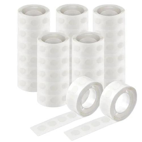 Vista 15 de UPINS Puntos de Pegamento, 300 Piezas Puntos Adhesivos de Pegamento para Globos de Doble Cara Removibles Puntos de Cinta Adhesiva para Globos