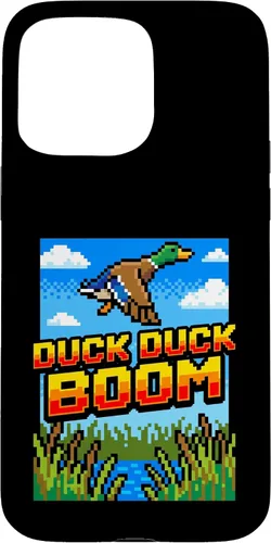 Vista 31 de Funny Duck Hunting Pixel Art Retro Gamer 8-Bit Arcade Boom Caso para iPhone 16