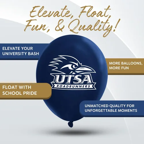Vista 5 de Tennessee Volunteers Balloons - Paquete de 10 logotipos oficiales de 11 pulgadas, globos de látex de calidad de helio, perfectos para la celebración