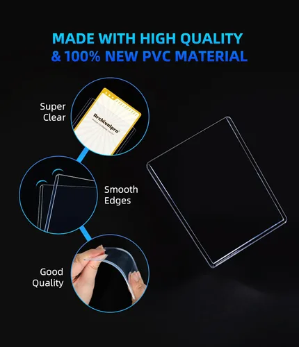 Vista 6 de 35PT Toploader - Fundas para tarjetas, 25 unidades, 3 x 4 pulgadas, Ultro transparente, para tarjetas intercambiables (25 unidades, 35 unidades)