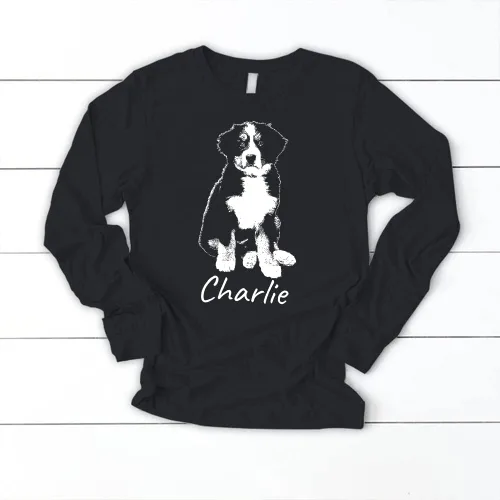 Vista 5 de Sudadera de perro personalizada para mujeres, regalos para amantes de los perros, Color personalizado