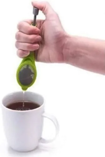 Vista 4 de Colador de té reutilizable bolsa infusor filtro difusor hoja de té suelta silicona café multifunción herramienta de cocina sabor té