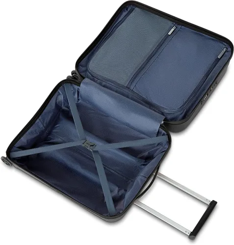 Vista 3 de AMERICAN TOURISTER Equipaje expandible Airconic Hardside con ruedas giratorias, grafitodelicia de la naturaleza, Equipaje expandible Aircónico