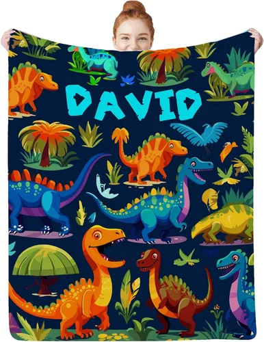 Vista 12 de Artsadd Mantas personalizadas con nombre para bebés niños y niñas, mantas de bebé personalizadas con nombre, manta personalizada para niños