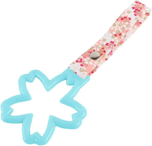 Vista 15 de Q1-TECH, JDM Tsurikawa - Anillo japonés para metro, tren, autobús, mango de coche, mango en forma de flor de Sakura, correa de mano, anillos
