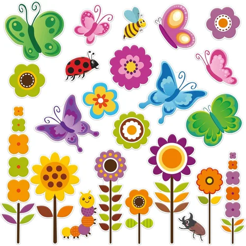Vista 18 de 20 calcomanías de gel grueso para fiestas de playa, para verano, piscina, ventana, calcomanías para niños, niños pequeños y adultos, hogar, avión