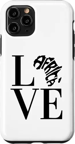 Vista 10 de iPhone 15 LOVE AFRICA, funda local del orgullo africano