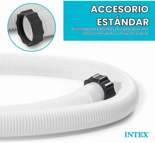 Vista 4 de Juego de manguera y tuerca para bomba Intex.