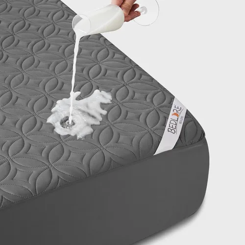 Vista 16 de BEDLORE Protector de colchón impermeable, protector de colchón de tamaño individual con bolsillo profundo de 6 a 15 pulgadas de profundidad, suave