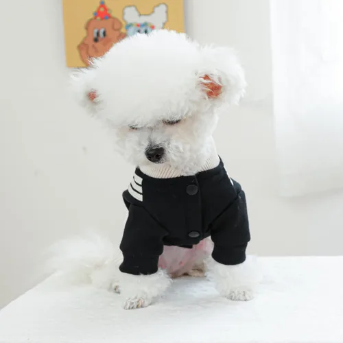 Vista 6 de Ropa para perros de verano con lazo, camisas elegantes para mascotas para perros pequeños, niños y niñas, cachorros, overol clásico, traje clásico