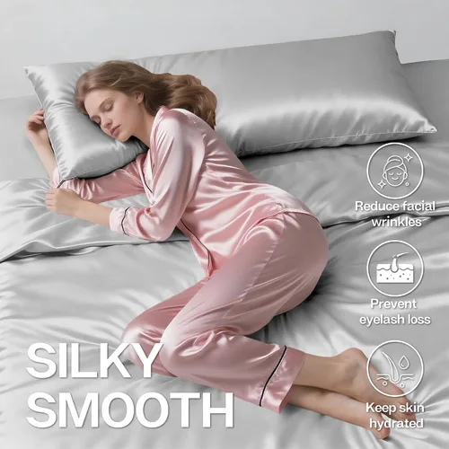 Vista 339 de MR&HM - Funda de almohada de satén