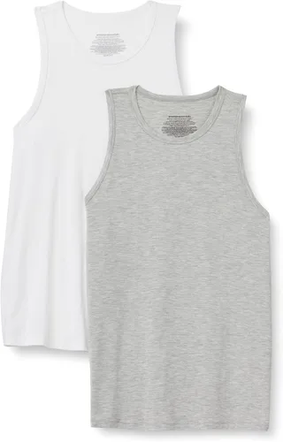Vista 6 de Amazon Essentials Camiseta sin mangas modal súper suave para hombre, paquete de 2