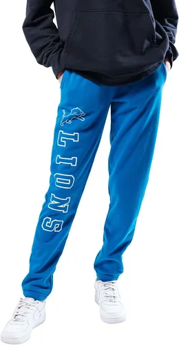 Vista 7 de Ultra Game NFL - Pantalones deportivos de vellón supersuaves para mujer Gris brezo