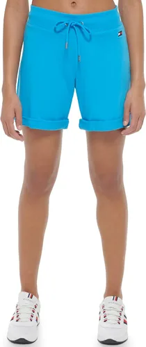 Vista 4 de Tommy Hilfiger Pantalón corto de rizo francés cómodo con cordón en la cintura para mujer