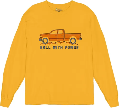 Vista 144 de Tee Hunt Camisetas gráficas y camisetas sin mangas para hombre Roll with Power Pickup Truck