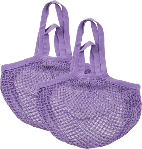 Vista 10 de Simple Ecology Bolsa de cuerda de doble asa de algodón orgánico resistente