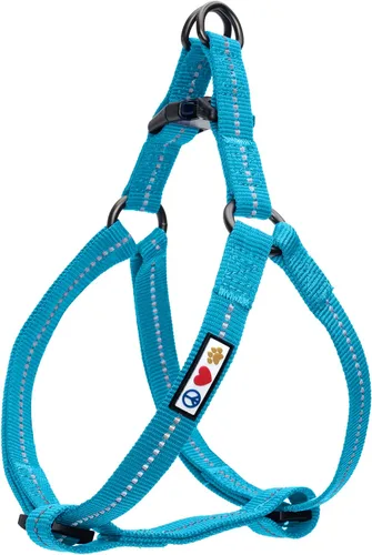Vista 40 de Pawtitas Arnés Sólido Step-in para Perro – Chaleco Ajustable Sin Tirones para Cachorros hasta Seniors, Seguro y Cómodo XS Negro