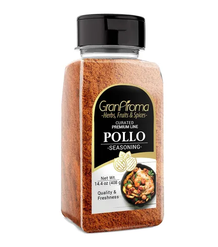 Vista 5 de GranAroma Condimento Pollo, mezcla de especias auténtica, sabroso y sabroso, condimento de pollo (6.5 onzas)