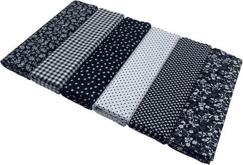 Vista 5 de aufodara 6 piezas de 19.6 x 31.4 pulgadas (19.7 in x 31.5 in) de tela de algodón precortada, rectangular, paquete de tela de algodón