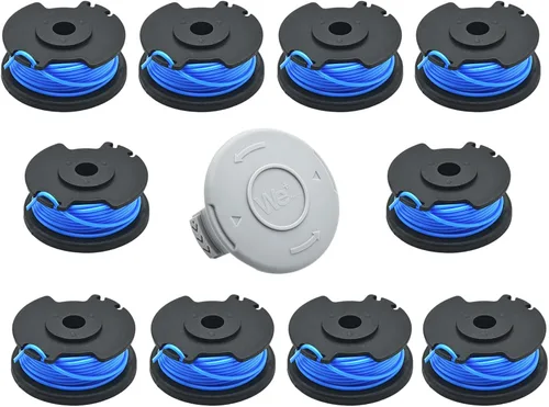 Vista 4 de WETOOLPLUS - Bobina de recortadora de hilo de 0.065 pulgadas para Ryobi Weed Wacker String One+ AC14RL3A, bobinas de repuesto para recortadoras