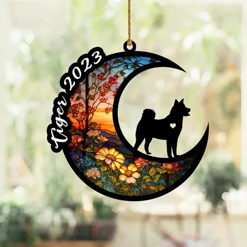Vista 90 de Atrapasoles conmemorativo para perros, regalo de condolencia de perro de la pérdida del bulldog americano, regalos conmemorativos para los amantes