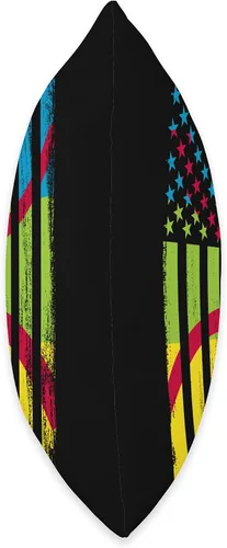 Vista 2 de Amazigh & USA Flag for proud People Amazigh & USA - Almohada de 16 x 16 pulgadas, multicolor