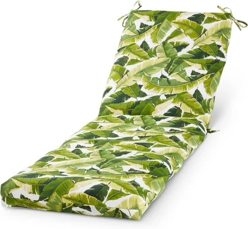 Vista 57 de Cojín reversible para silla de descanso para exteriores, color blanco tropical
