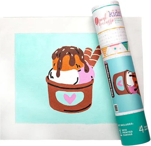 Vista 17 de Pink Picasso Kits de pintura por números para niños de 8 a 12 años Kit de manualidades para niños principiantes de bricolaje, pintura acrílica