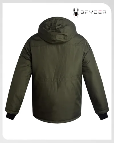Vista 6 de Spyder Abrigos de Invierno para Hombres - Chaqueta de Forro Polar Parka Abrigo de Plumón de Invierno Resistente al Viento Impermeable Chaquetas