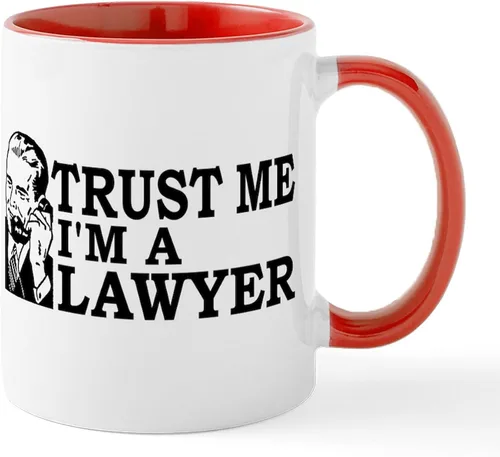 Vista 69 de CafePress Trust Me I'm A Lawyer - Taza de café