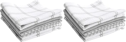 Vista 8 de T-Fal Paños de cocina de gofres de alta calidad: altamente absorbentes, súper suaves de larga duración, 100% algodón, 12 x 13 pulgadas, toalla plana