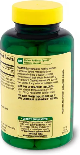 Vista 2 de Spring - Valley Calcio 600 mg Natural Bone Health Calcio - 100 Tabletas Paquete de 3