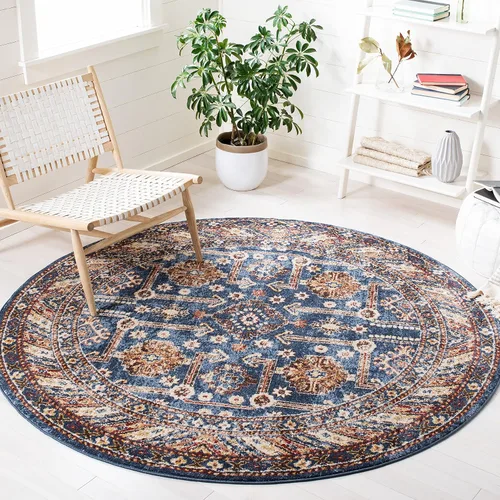 Vista 10 de SAFAVIEH Bijar Collection BIJ653B - Alfombra tradicional oriental, envejecida, no desprende pelusa, 2 pies 3 pulgadas x 10 pies, color azul