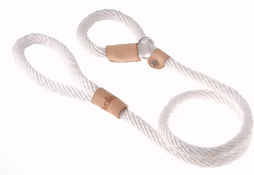 Vista 18 de Alvalley Correas de cuerda para perros con tapón, correas antideslizantes para mascotas para perros, correa suave trenzada sin tirones, ajustable