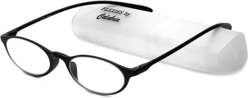 Vista 2 de Calabria 719 Flexie Gafas de Lectura Flexibles Ovaladas para Hombres y Mujeres Elegantes Plegables Lectores Ligeros Montura TR 90 Gafas Duraderas