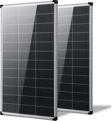 Vista 14 de Panel solar bifacial de 100 W, tipo N 12 V, 18 BB, 25 % de alta eficiencia A+ de celda monocristalina IP68, panel solar impermeable para caravana