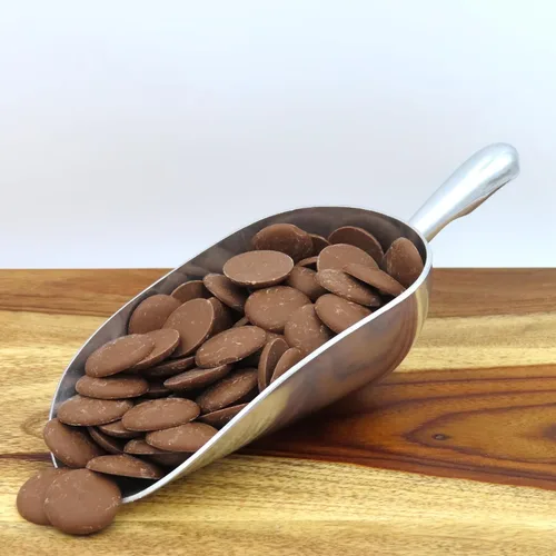 Vista 5 de MERCKENS Obleas para Recubrimiento, Chocolate con Leche para Derretir, Cocoa Lite, Paquete de 5 Libras