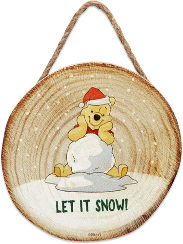 Vista 20 de Disney - Cartel colgante de madera con texto en inglés «The Nightmare Negro/Blanco