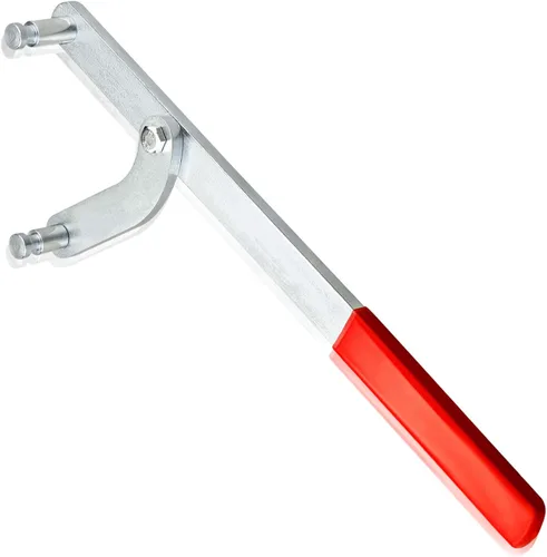 Vista 3 de Llave universal Bomba de inyección de árbol de levas Soporte de polea de leva Herramienta de sujeción de piñón compatible con Dodge Audi Chrysler