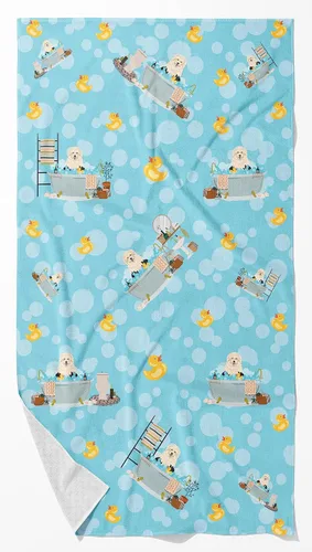 Vista 131 de Caroline's Treasures WDK5738BTLG Airedale - Toalla de baño grande para bañera