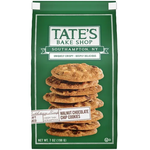 Vista 7 de Tate's Bake Shop - Galletas finas y crujientes de nuez con chispas de chocolate, 4 unidades, 7 onzas